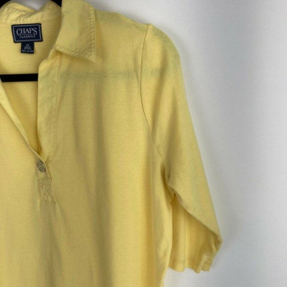 Chaps Classics 3/4 Sleeve Cotton Blouse Top 1X - Picture 4 of 10